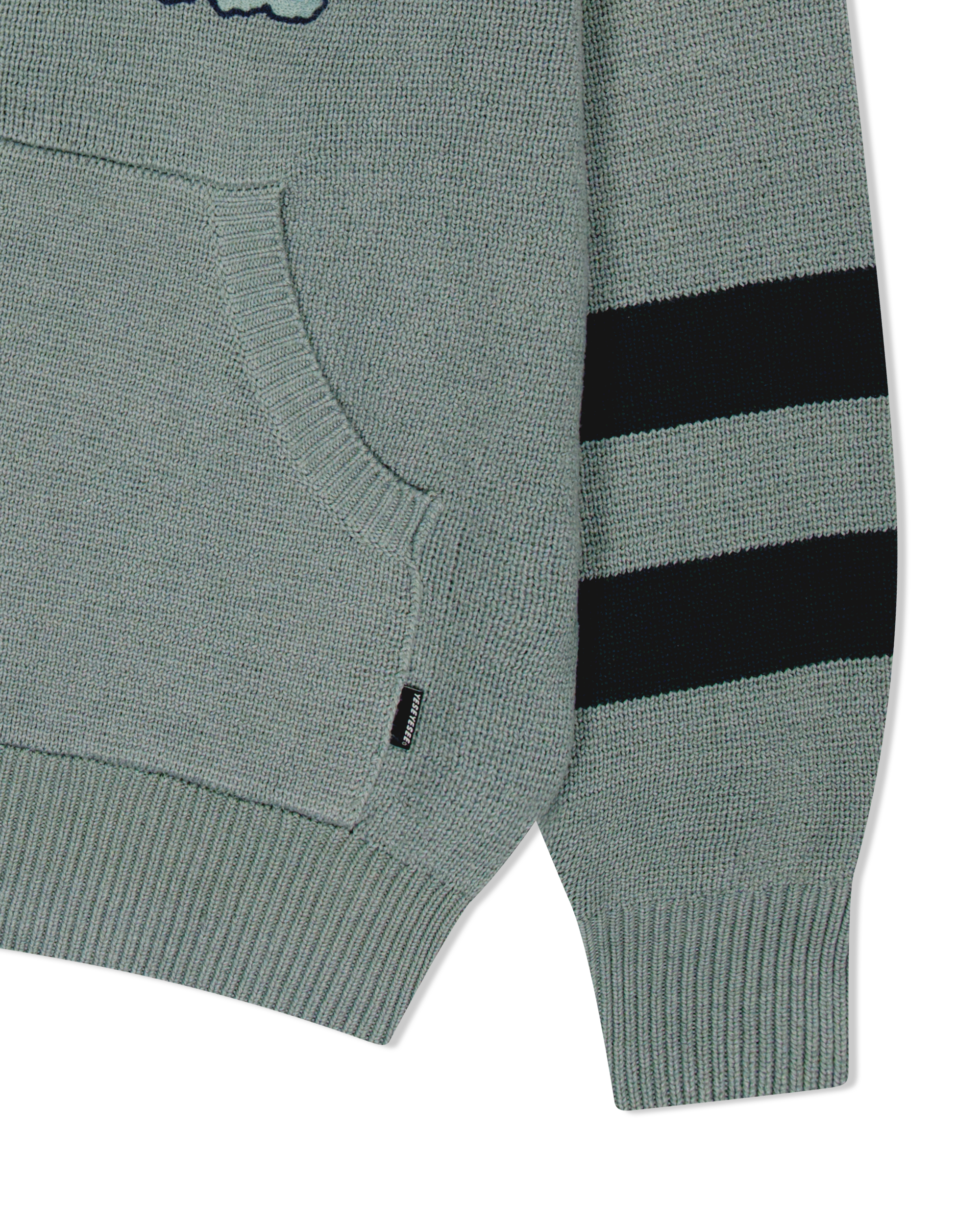 yeseyesee - Front Pocket Knit Zip-Up (Ash Blue) product image 5 | TRAB K-Fashion Australia
