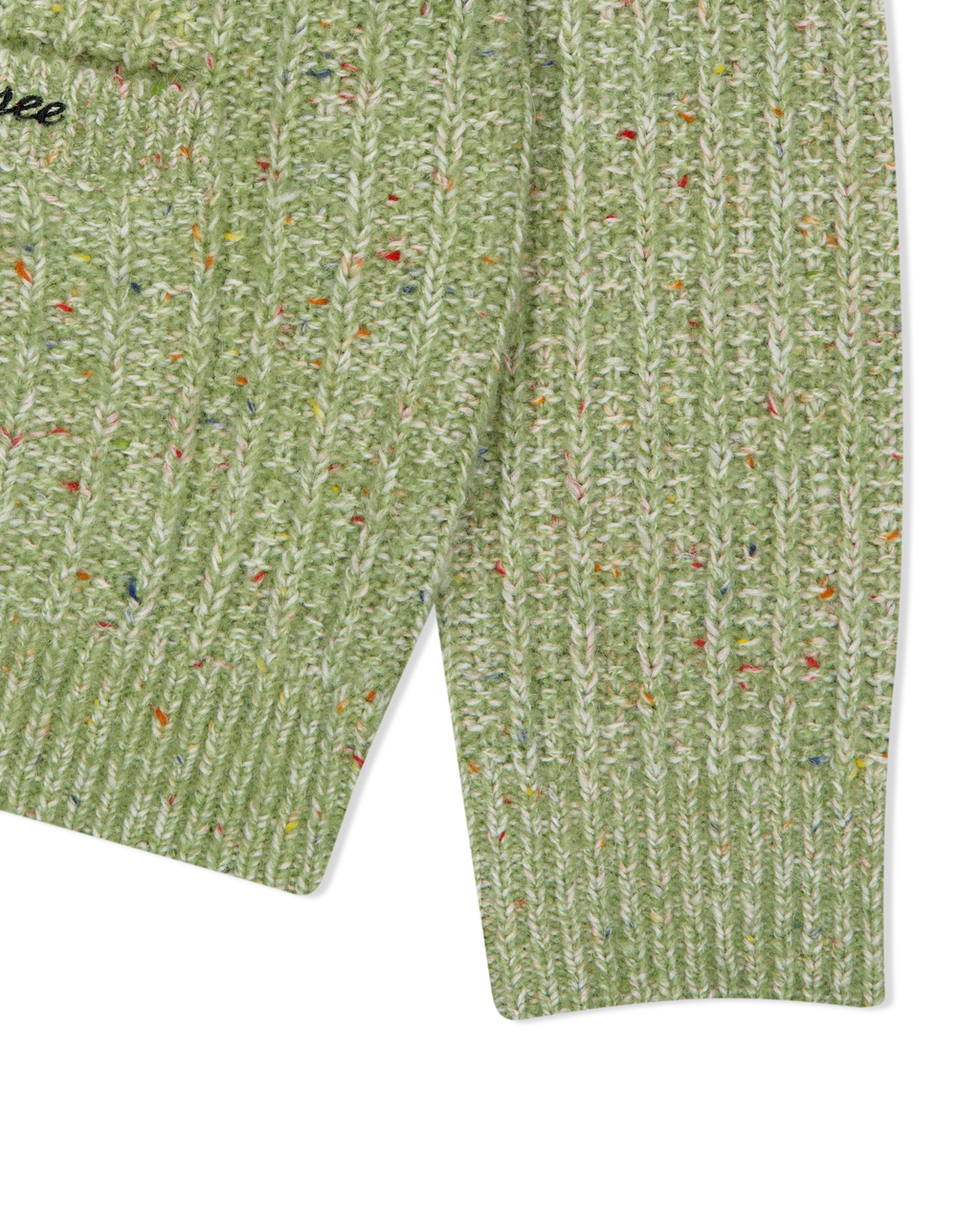 yeseyesee - Speckle Yarn Knit Cardigan (Green) product image 3 | TRAB K-Fashion Australia