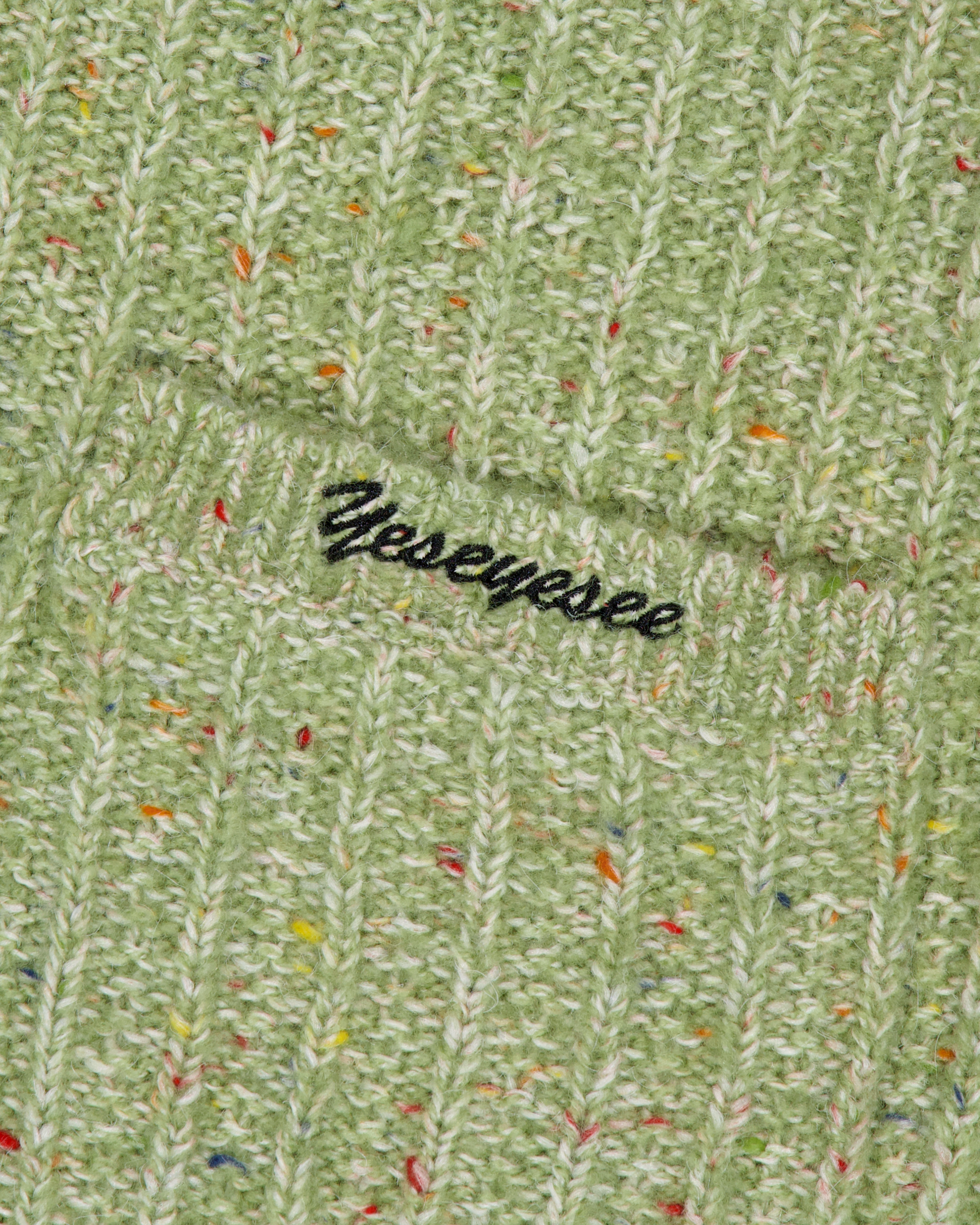 yeseyesee - Speckle Yarn Knit Cardigan (Green) product image 4 | TRAB K-Fashion Australia