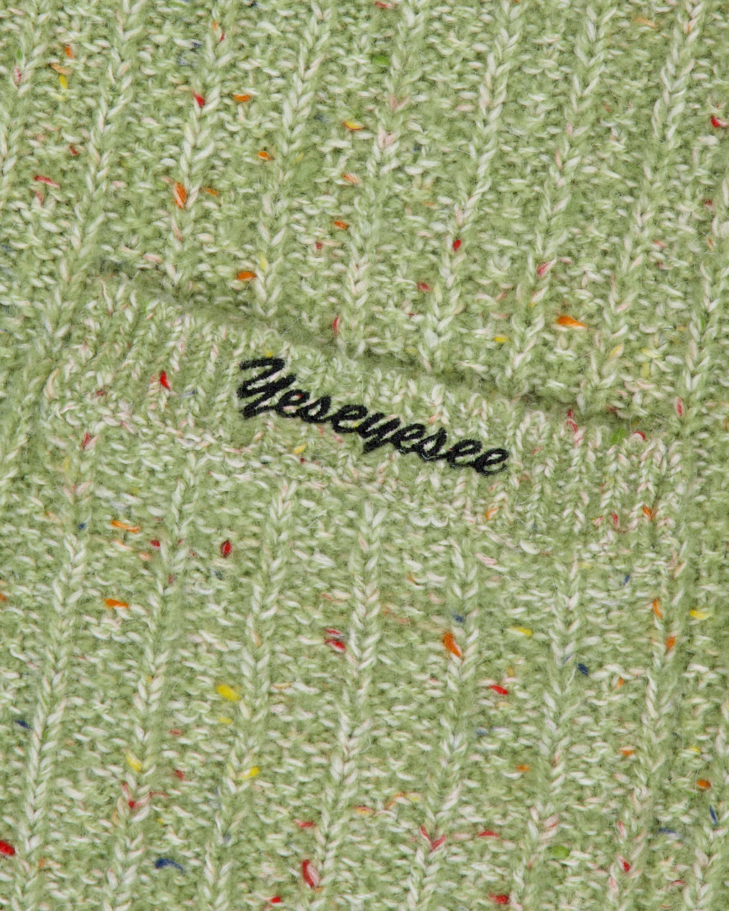 yeseyesee - Speckle Yarn Knit Cardigan (Green) product image 4 | TRAB K-Fashion Australia