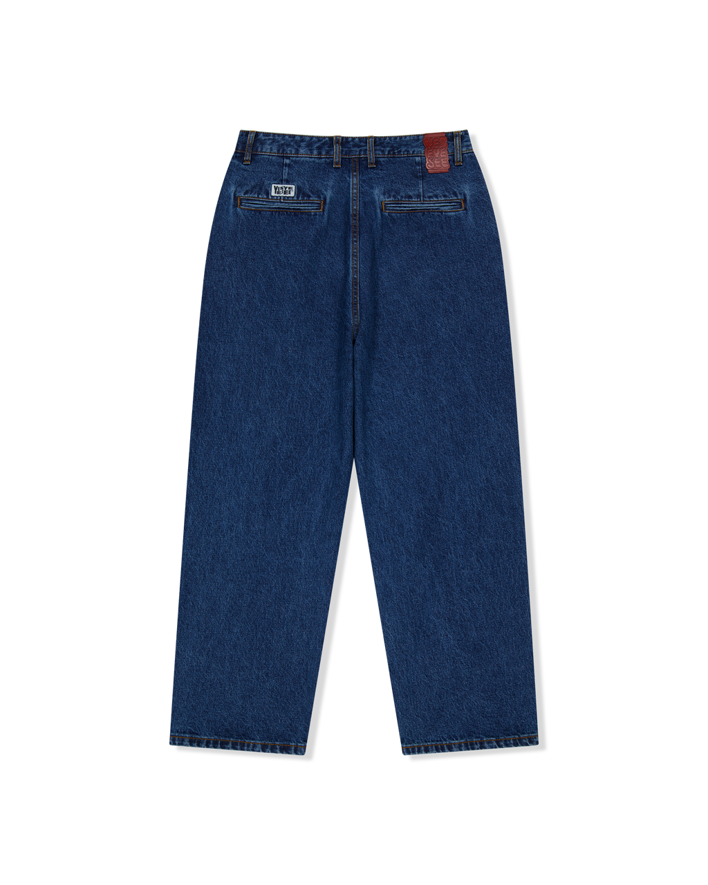 yeseyesee - Two Tucked Denim Pants (Indigo) product image 2 | TRAB K-Fashion Australia