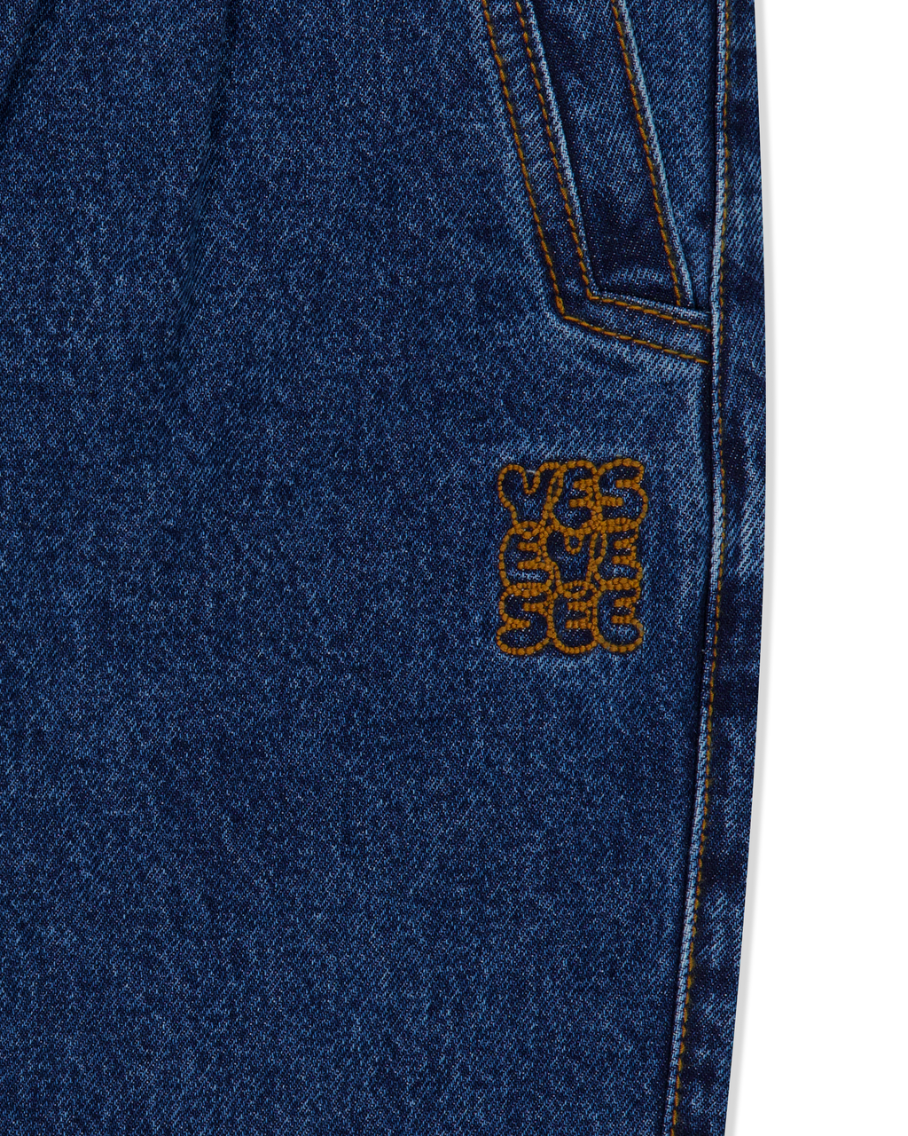 yeseyesee - Two Tucked Denim Pants (Indigo) product image 3 | TRAB K-Fashion Australia