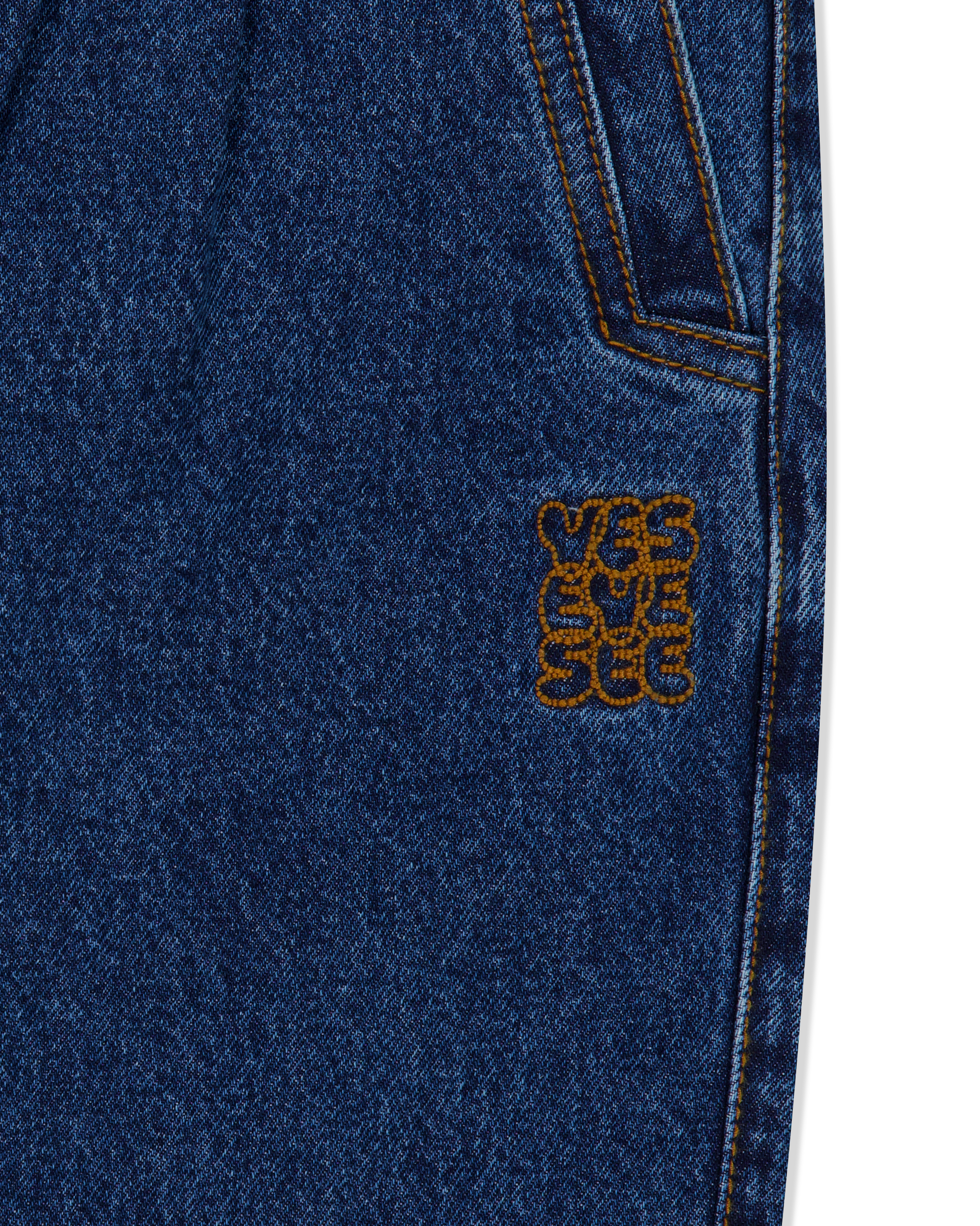 yeseyesee - Two Tucked Denim Pants (Indigo) product image 3 | TRAB K-Fashion Australia