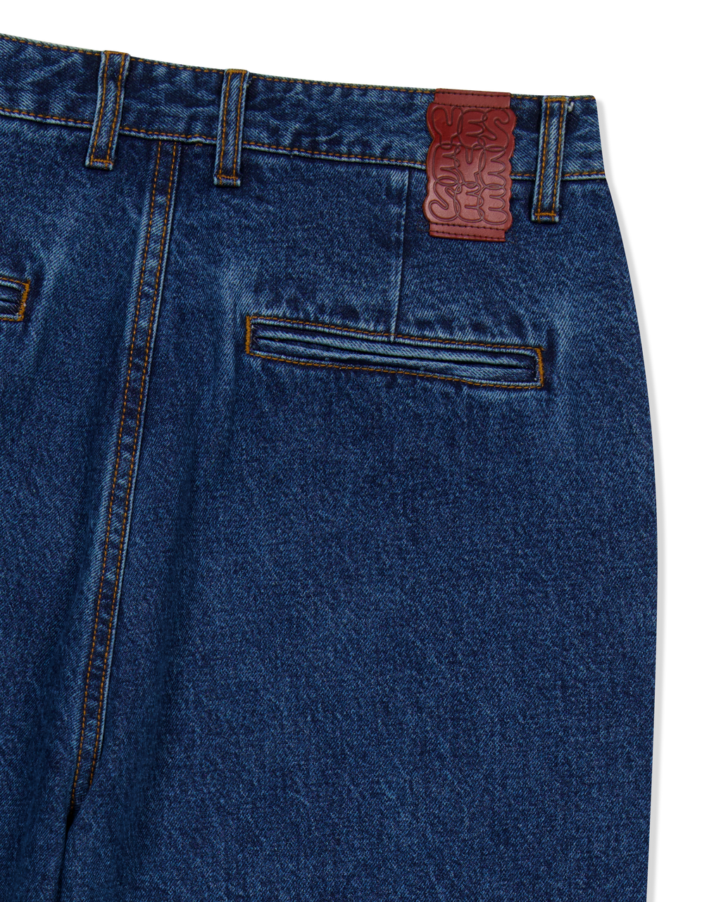 yeseyesee - Two Tucked Denim Pants (Indigo) product image 6 | TRAB K-Fashion Australia