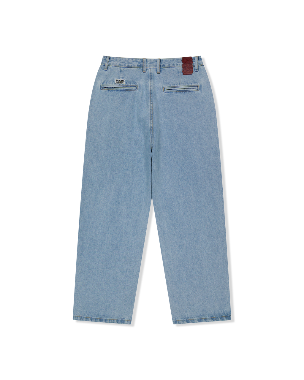yeseyesee - Two Tucked Denim Pants (Light Indigo) product image 2 | TRAB K-Fashion Australia