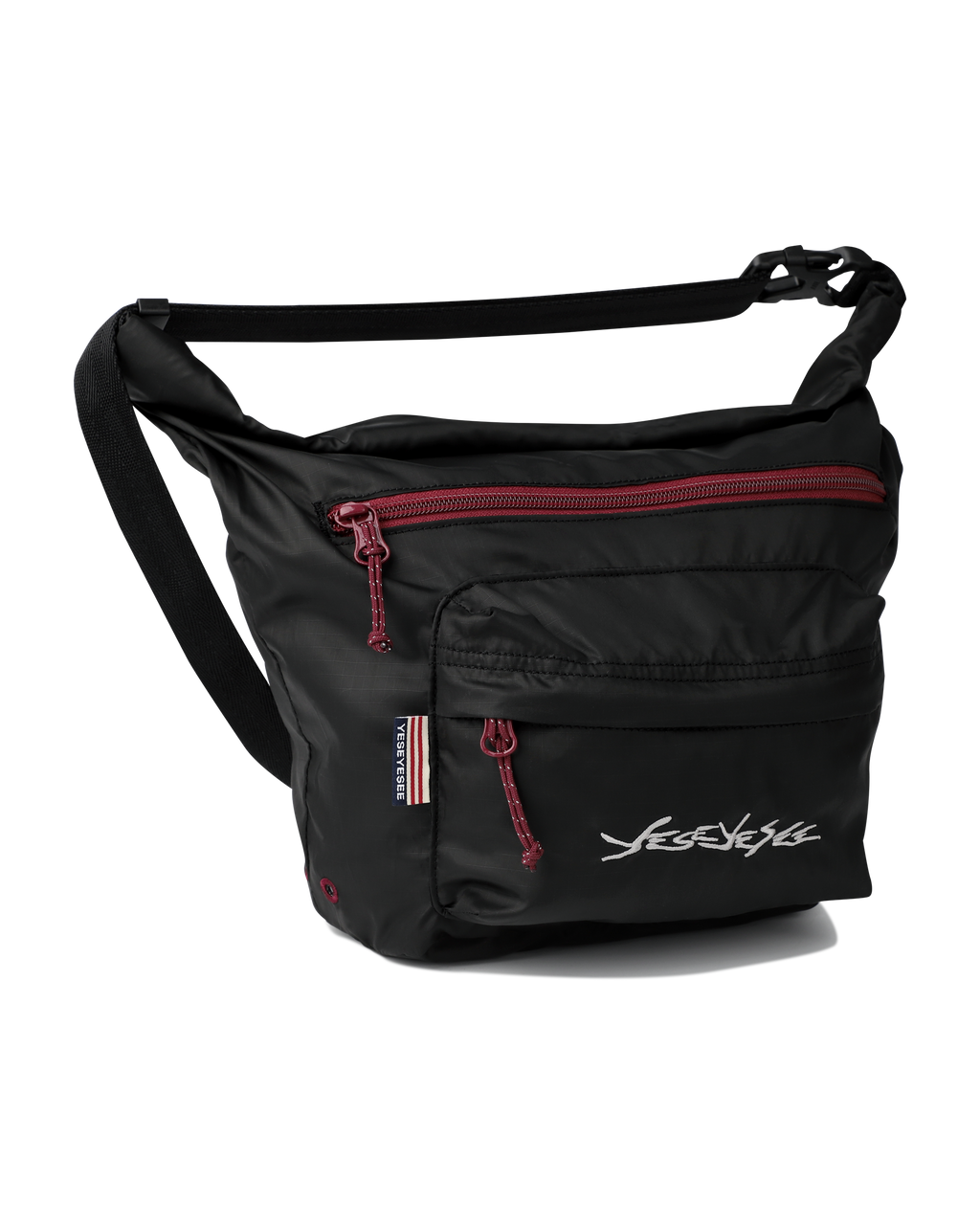 yeseyesee - Y.E.S Roll Top Cross Bag (Black) product image 1 | TRAB K-Fashion Australia