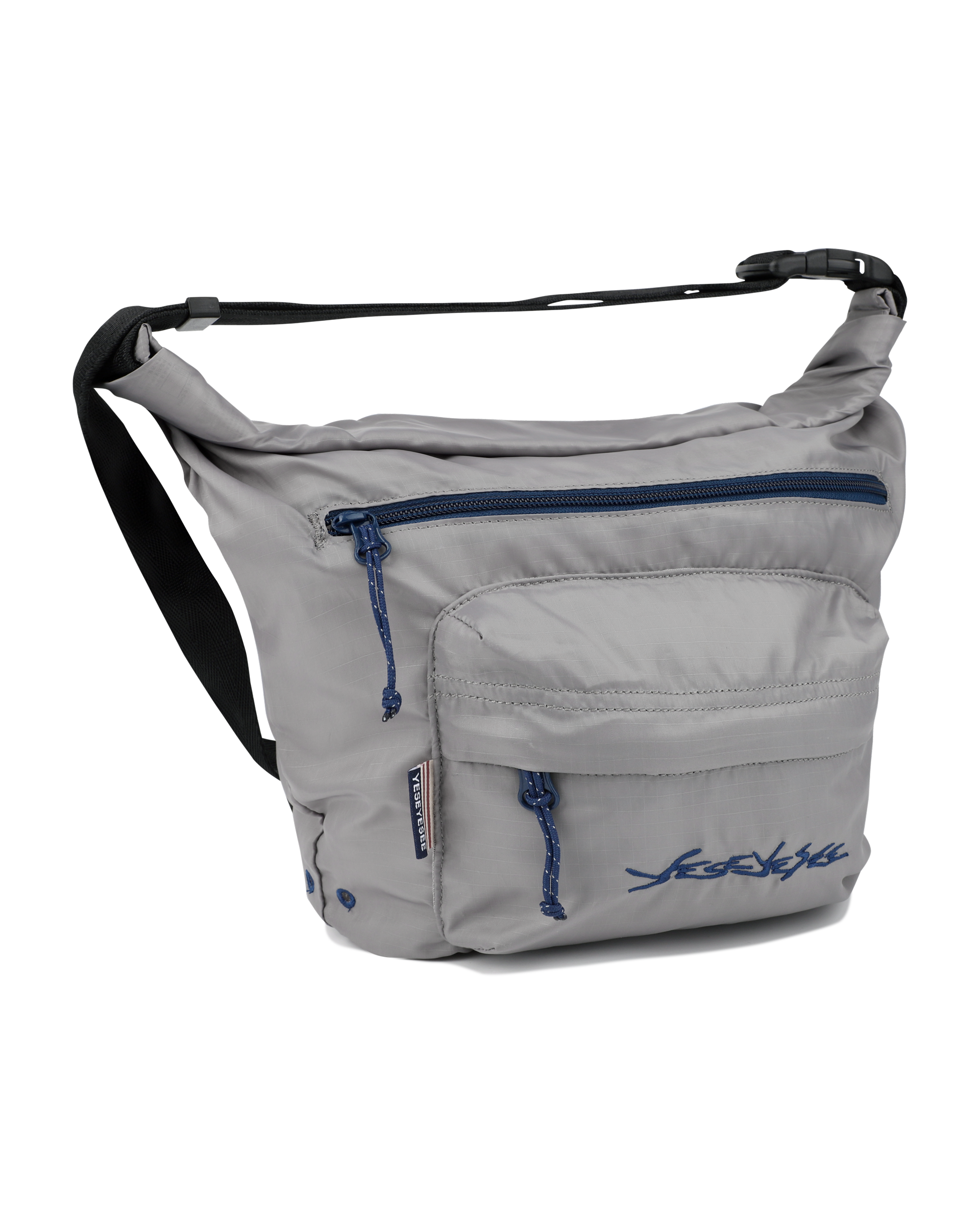 yeseyesee - Y.E.S Roll Top Cross Bag (Grey) product image 1 | TRAB K-Fashion Australia