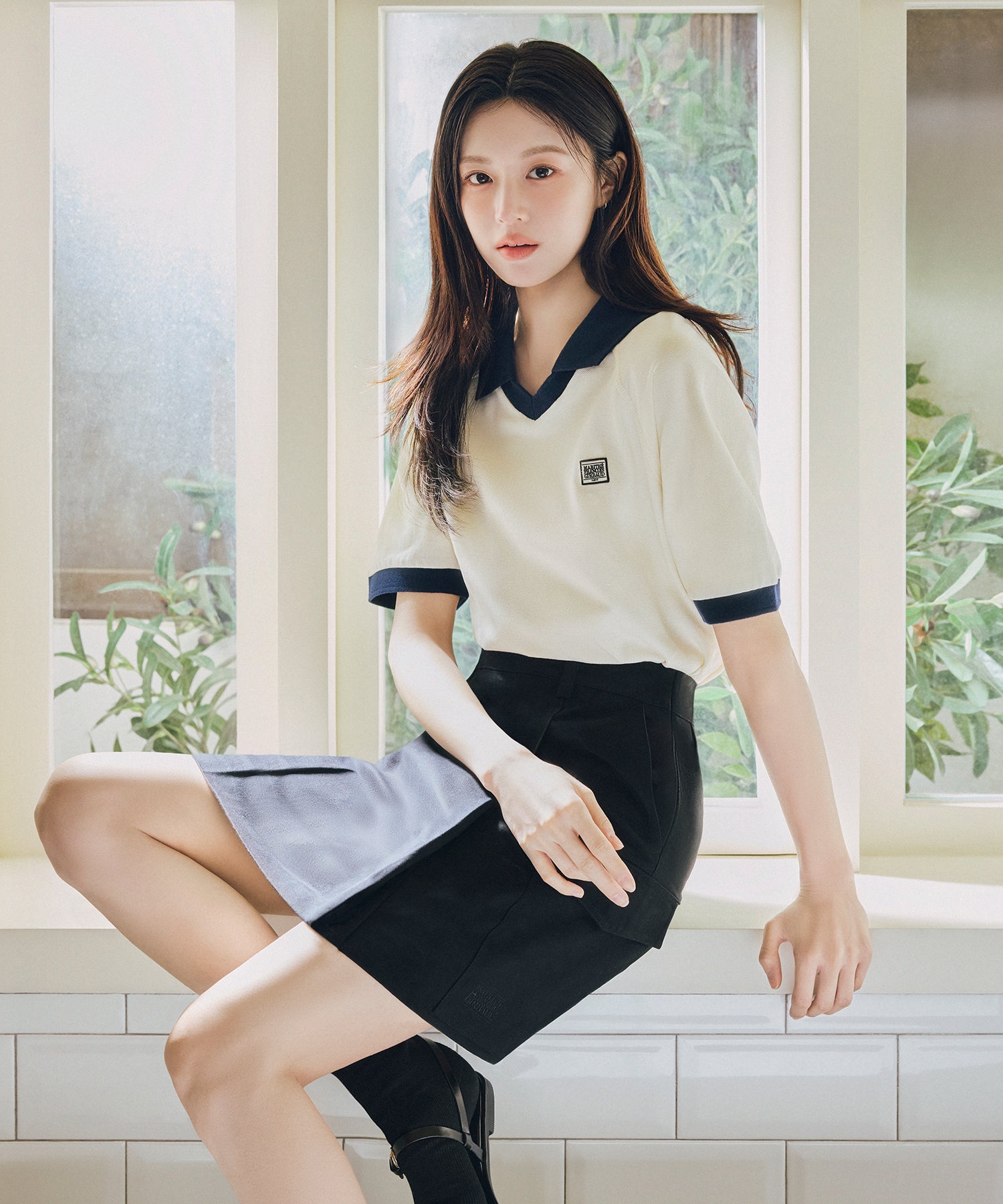 Marithe & Francois Girbaud - Cotton Cargo Mini Skirt (Black) product image 3 | TRAB K-Fashion Australia