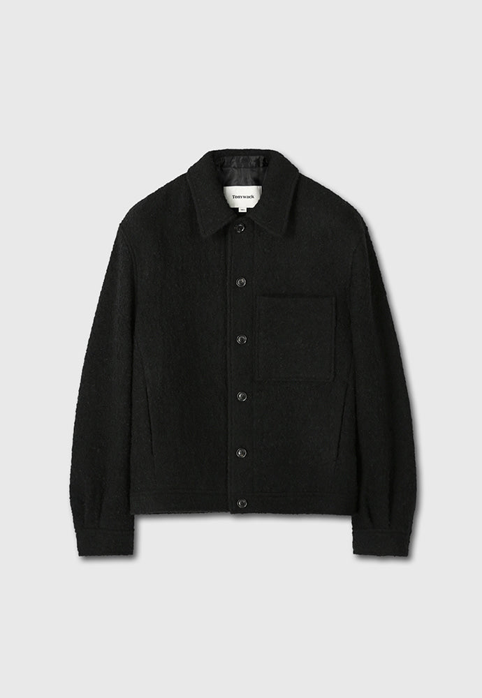 Tonywack - Brushed Wool Patch Pocket Blouson (Black) product image 7 | TRAB K-Fashion Australia