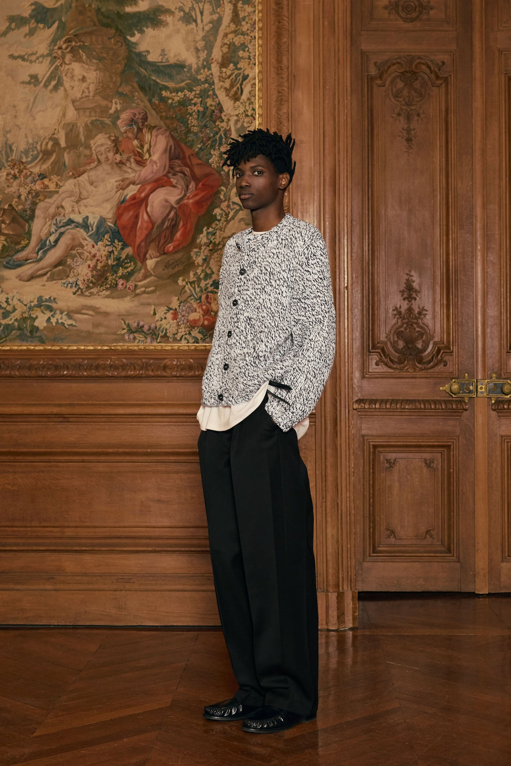 STU - Heather Round Neck Cardigan (OC) product image 9 | TRAB K-Fashion Australia