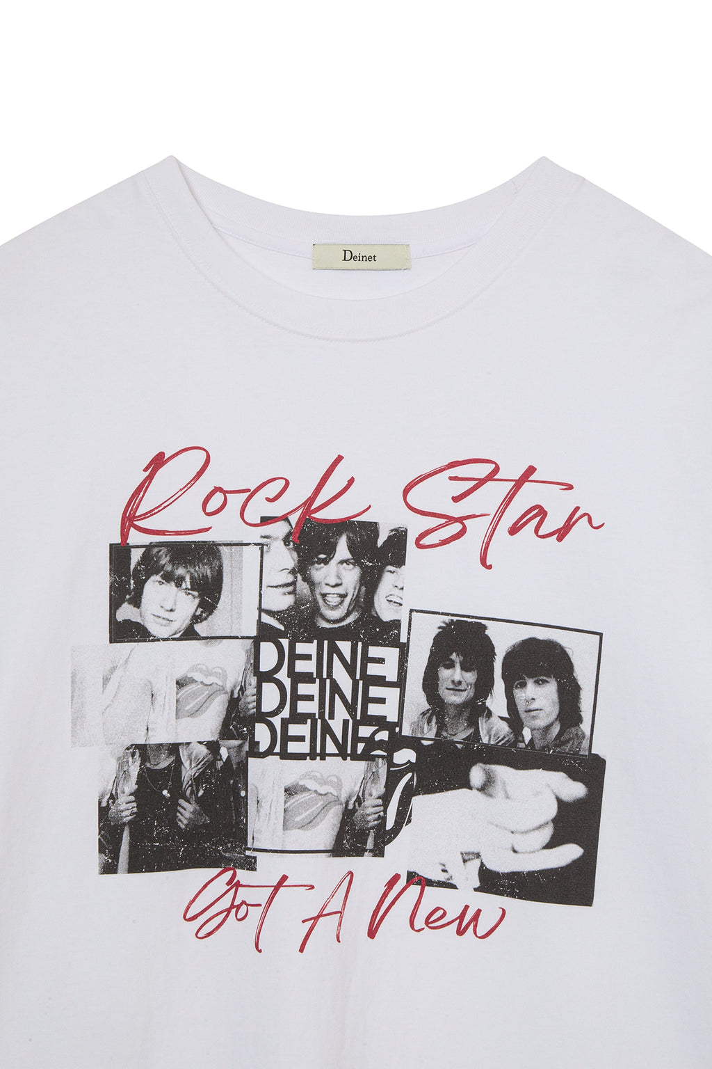 Deinet - Band Graphic T-Shirt (White) product image 9 | TRAB K-Fashion Australia