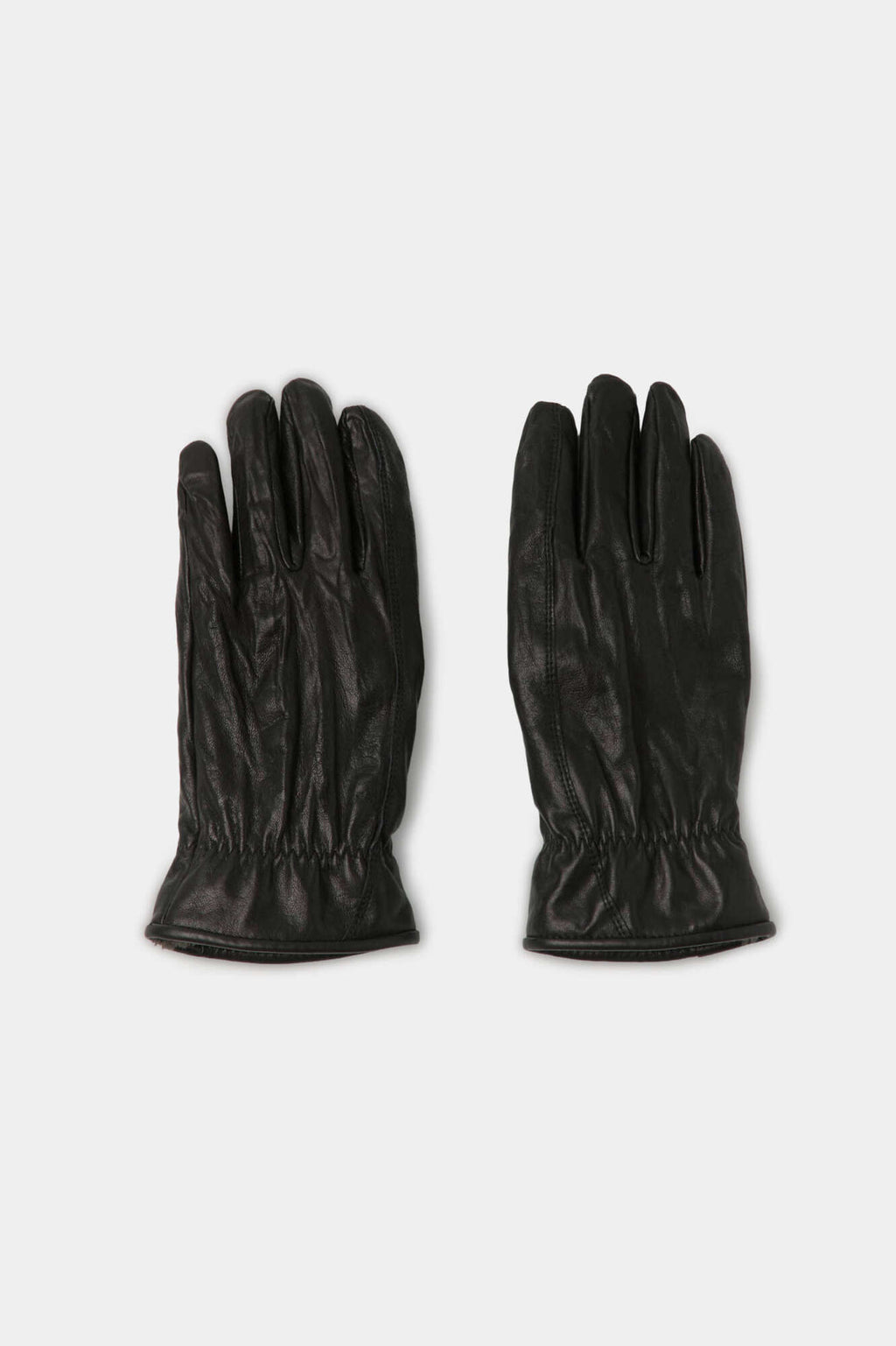 Coor - Vegetable Pleated Washed Gloves (Black) product image 1 | TRAB K-Fashion Australia