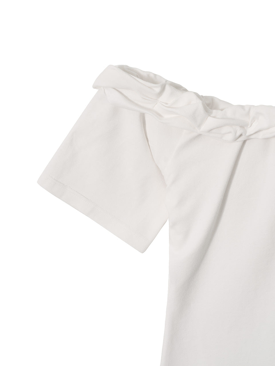 Kijun - Twist One-Shoulder Top (Off-White) product image 9 | TRAB K-Fashion Australia