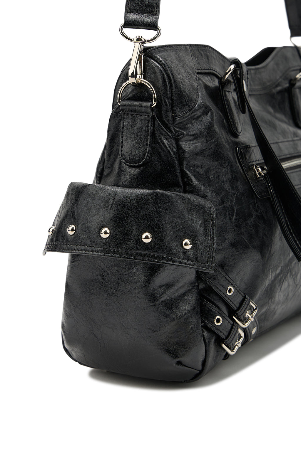 Deinet - Stud Pocket Big Bag (Black) product image 14 | TRAB K-Fashion Australia