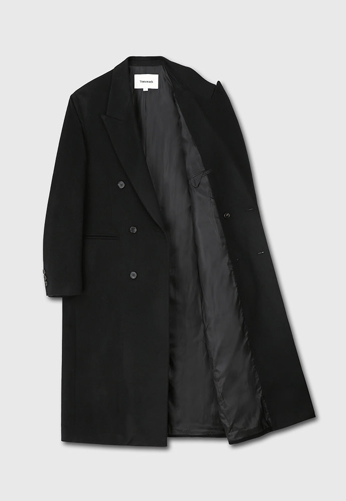Tonywack - Wool And Cashmere Extra-Long Coat (Black) product image 10 | TRAB K-Fashion Australia
