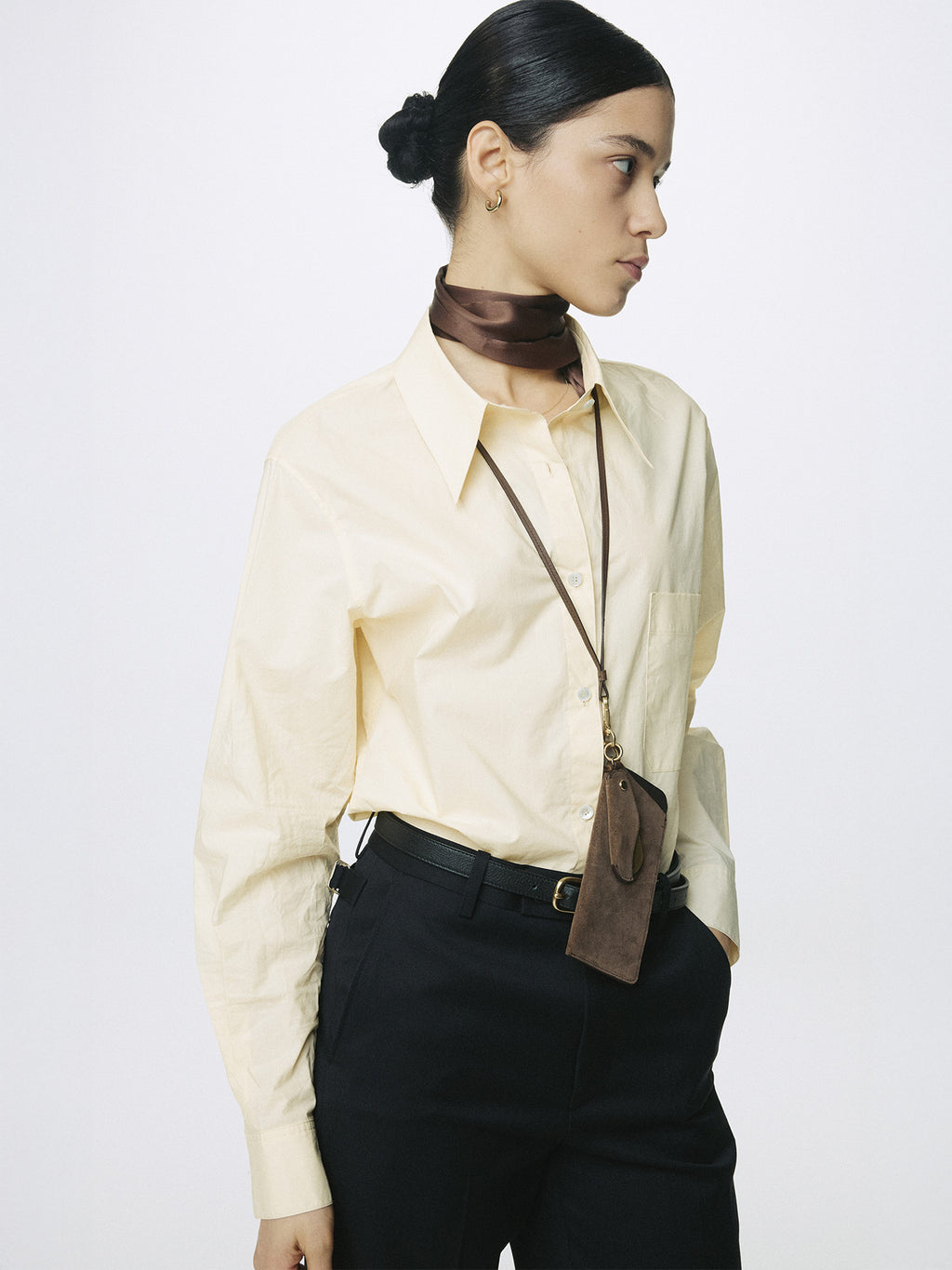 Tonywack - Cotton High-Density Shirt (Pale Yellow) product image 3 | TRAB K-Fashion Australia