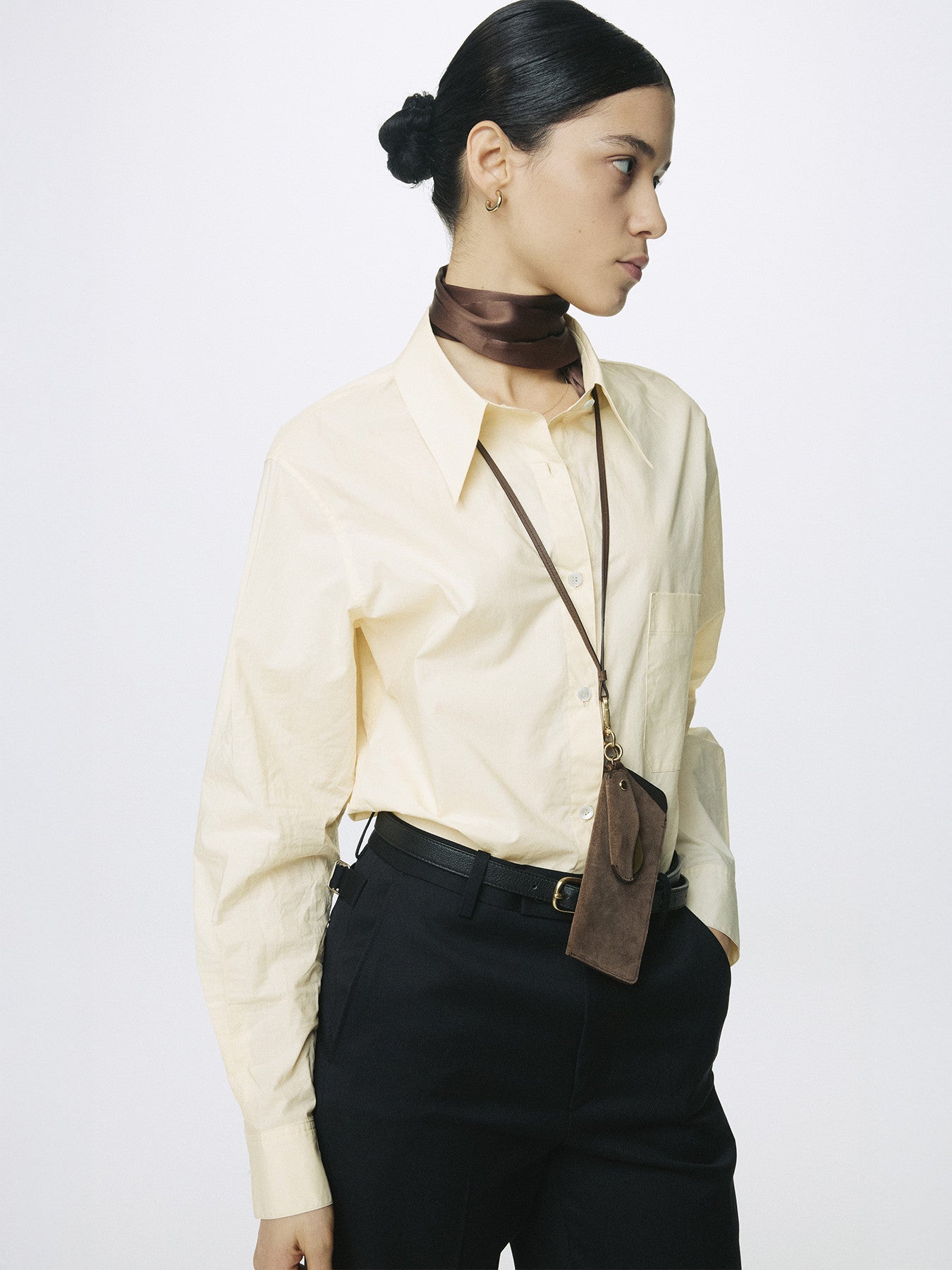 Tonywack - Cotton High-Density Shirt (Pale Yellow) product image 3 | TRAB K-Fashion Australia