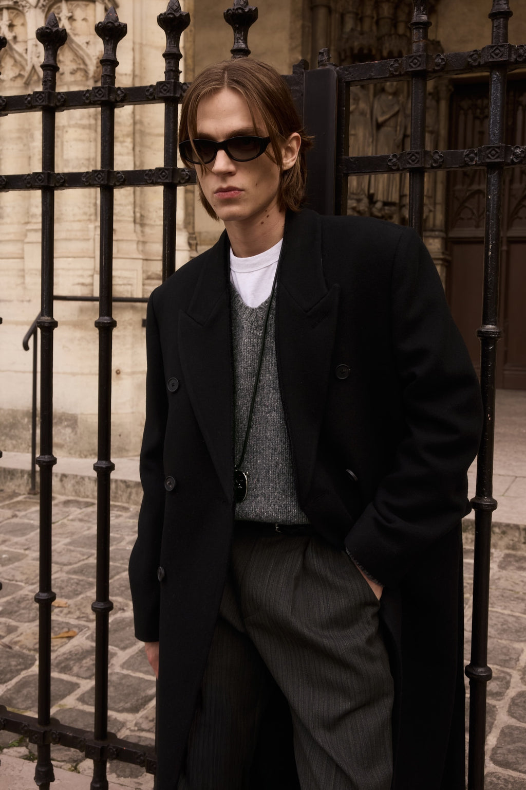 STU - Inverted Double Coat In (Black) product image 9 | TRAB K-Fashion Australia