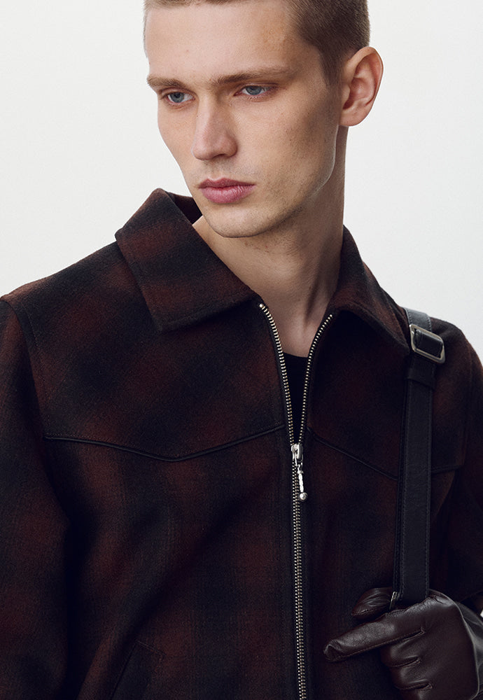 Tonywack - Ombré Wool Western Jacket (Brown/Black) product image 6 | TRAB K-Fashion Australia