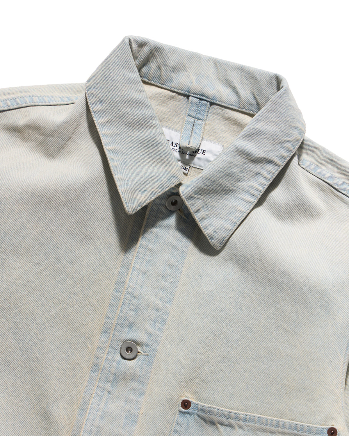 Eastlogue - Railman Work Jacket (Bleached Indigo) product image 7 | TRAB K-Fashion Australia
