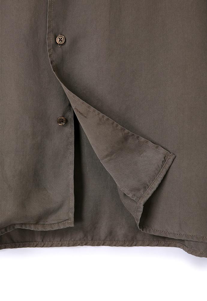 Art if acts - Tencel Two Pocket Shirt (Mud) product image 13 | TRAB K-Fashion Australia