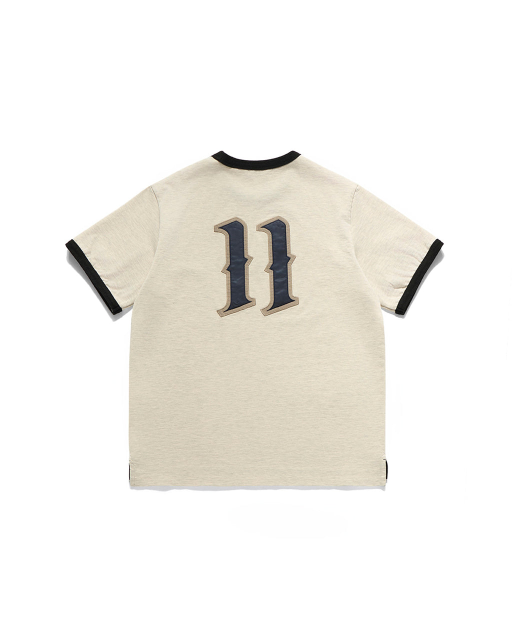 Eastlogue - 11 Ringer T-shirts (Oatmeal & Black) product image 5 | TRAB K-Fashion Australia
