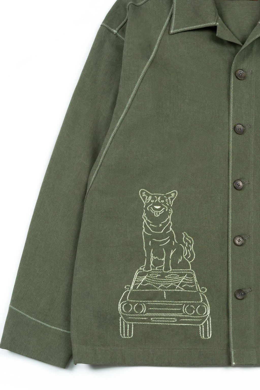 Ioedle - Diagonal Landscape Shirt (Green) product image 5 | TRAB K-Fashion Australia