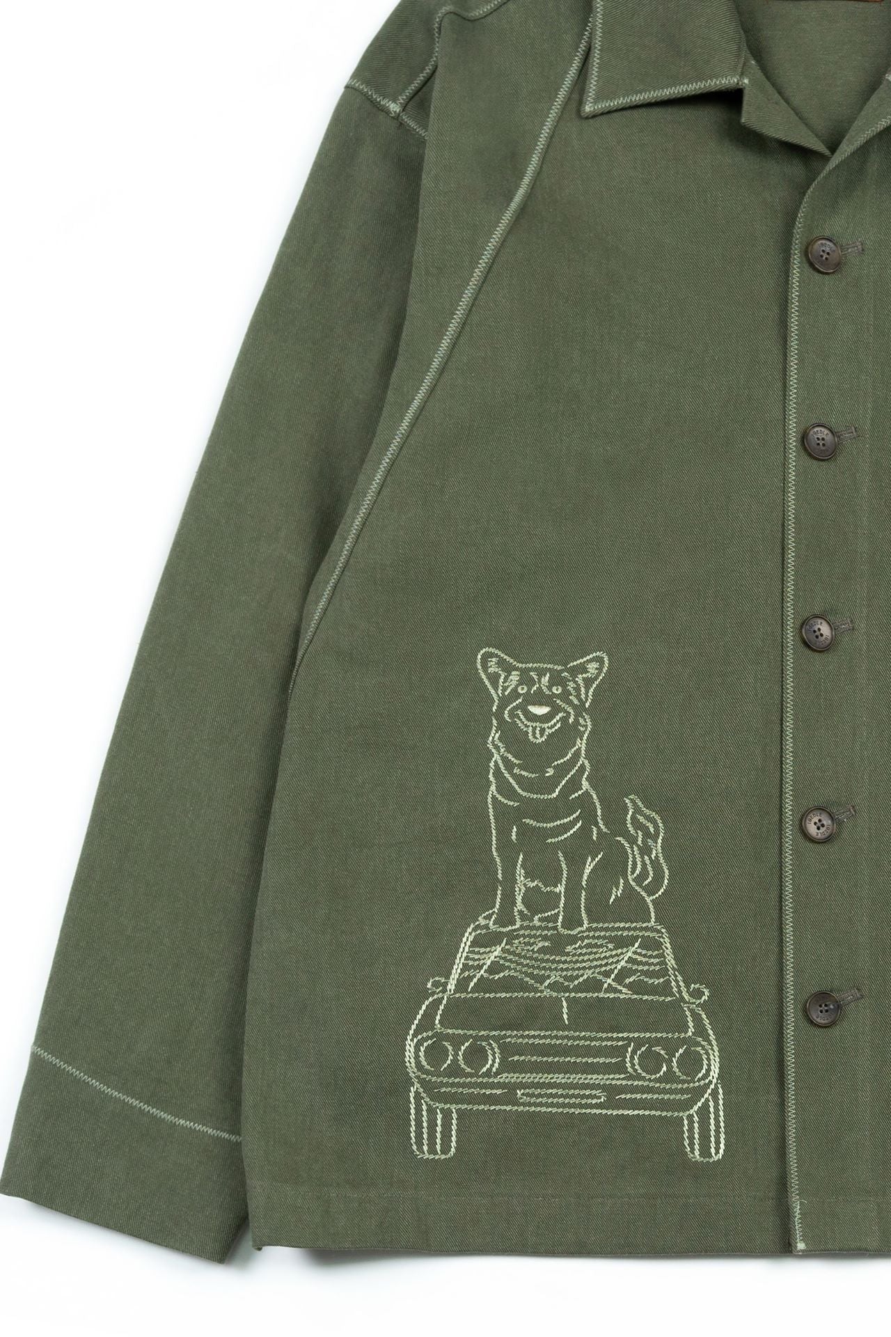 Ioedle - Diagonal Landscape Shirt (Green) product image 5 | TRAB K-Fashion Australia