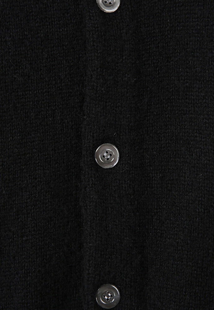 Tonywack - Baby Alpaca Mohair Collar Cardigan (Black) product image 9 | TRAB K-Fashion Australia