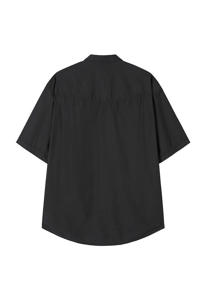 Art if acts - Washed Western Half Shirt (Faded Black) product image 8 | TRAB K-Fashion Australia