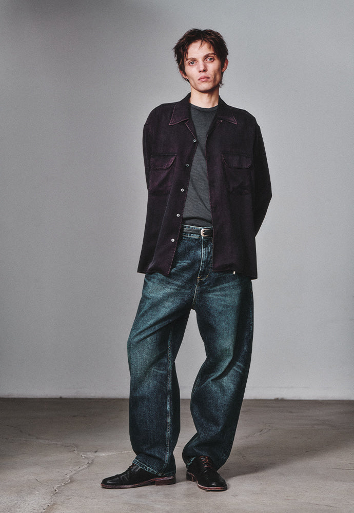 Art if acts - Tencel Two Pocket Shirt (Vintage Navy) product image 5 | TRAB K-Fashion Australia