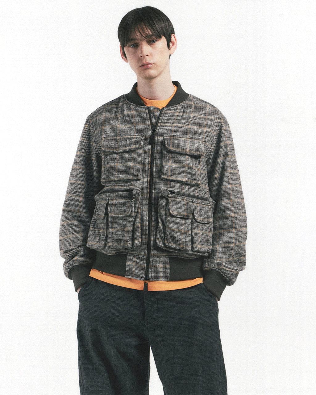 Eastlogue - Shooting Wool Blouson (Beibe Gun Club Check) product image 3 | TRAB K-Fashion Australia