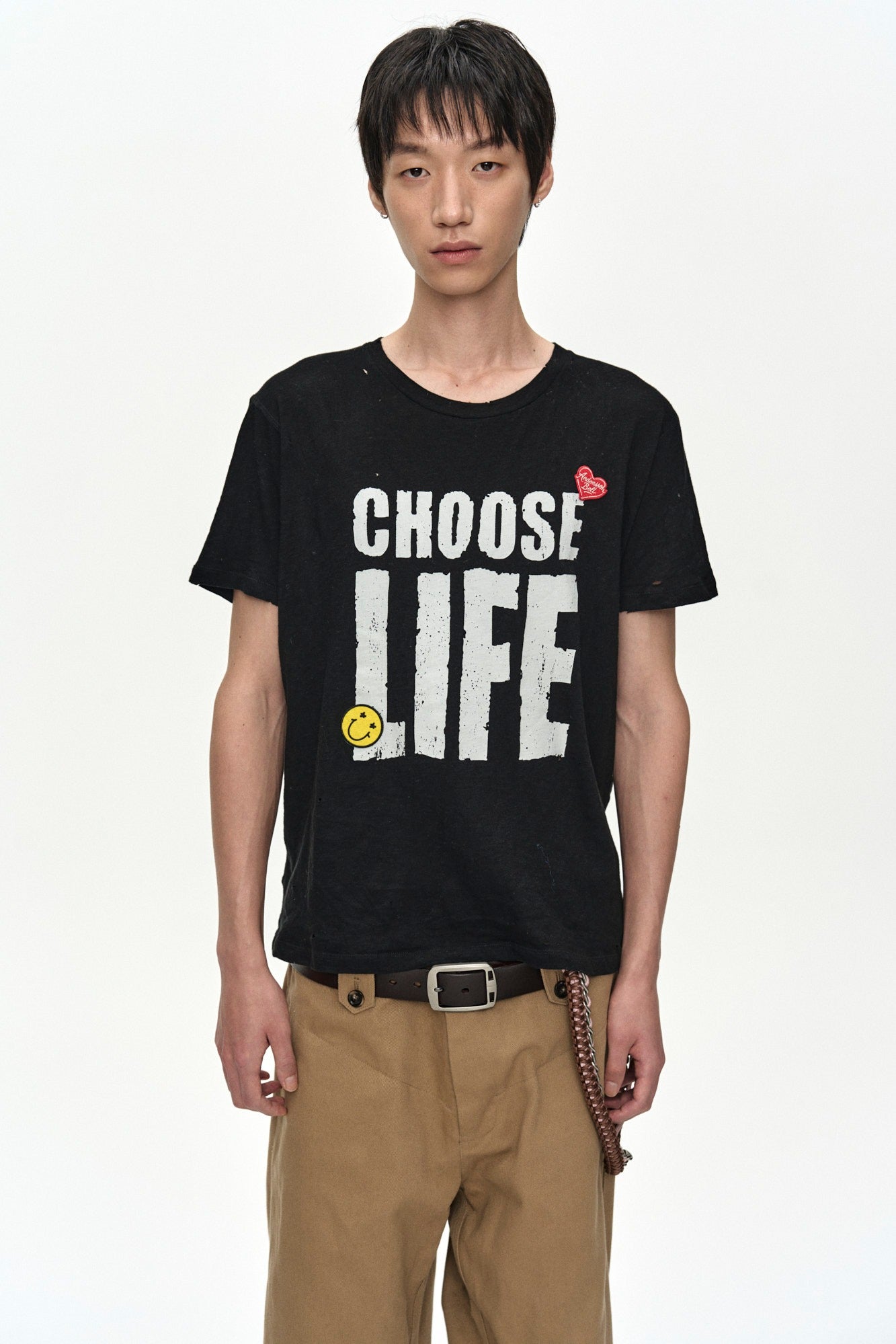 Andersson Bell - (essential) Unisex Choose Life T-Shirt (Black) product image 1 | TRAB K-Fashion Australia