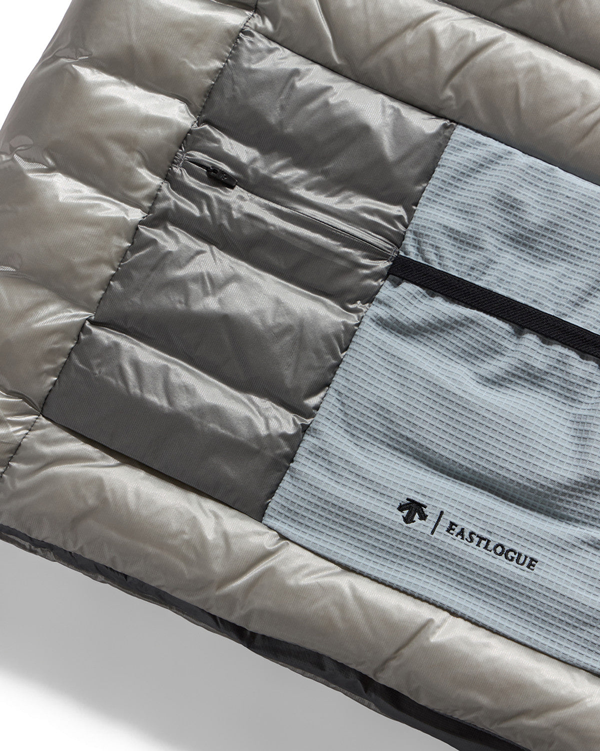 Eastlogue - Asymmetric Bullet Proof Down Vest (Silver) product image 10 | TRAB K-Fashion Australia