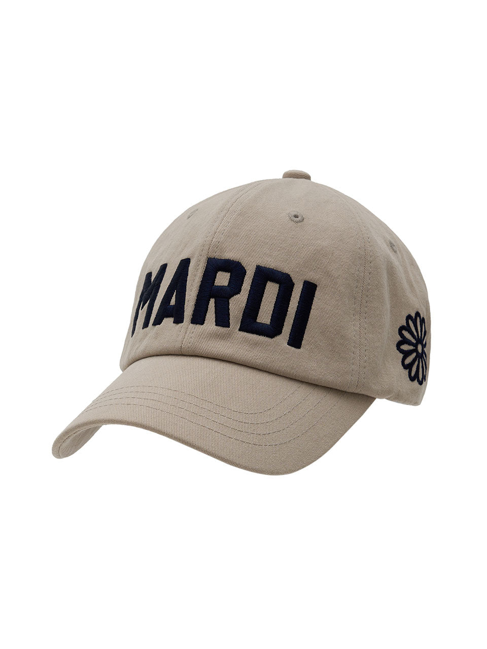 Mardi Mercredi - Cap Mardi Bold Logo (Beige Navy) product image 1 | TRAB K-Fashion Australia