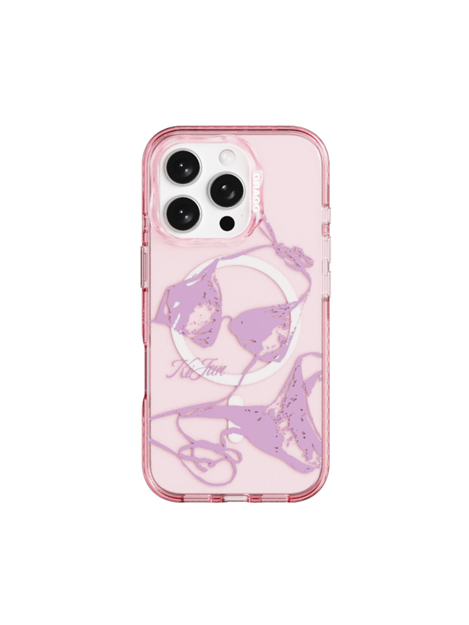 Kijun - MAGSAFE LAYERS FRAME CASE CLEAR PINK AFTER SWIM product image 5 | TRAB K-Fashion Australia