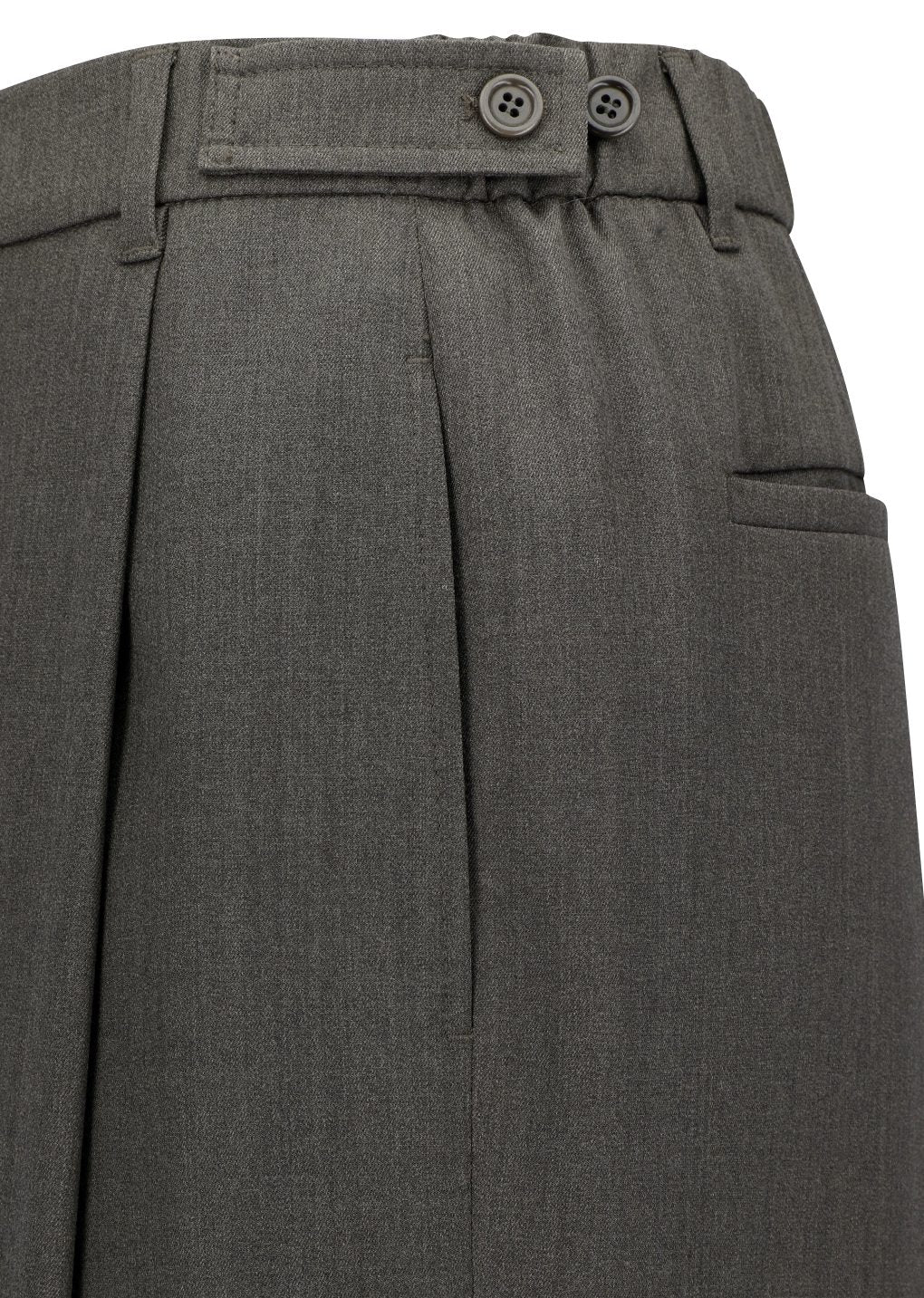 Amomento - Wool banding pants (Brown) product image 14 | TRAB K-Fashion Australia