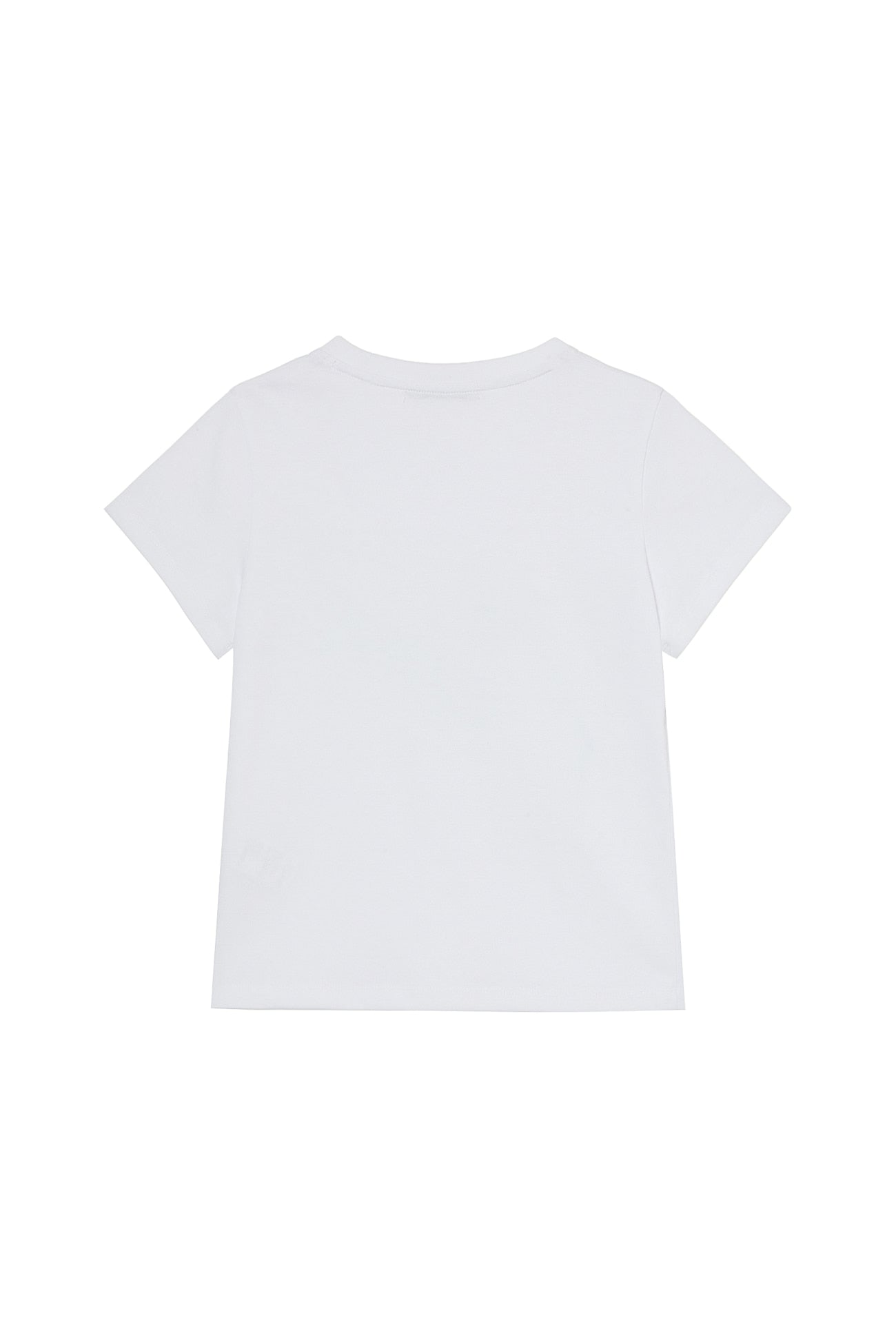 Deinet - Rose Typo Graphic T-Shirt (White) product image 2 | TRAB K-Fashion Australia
