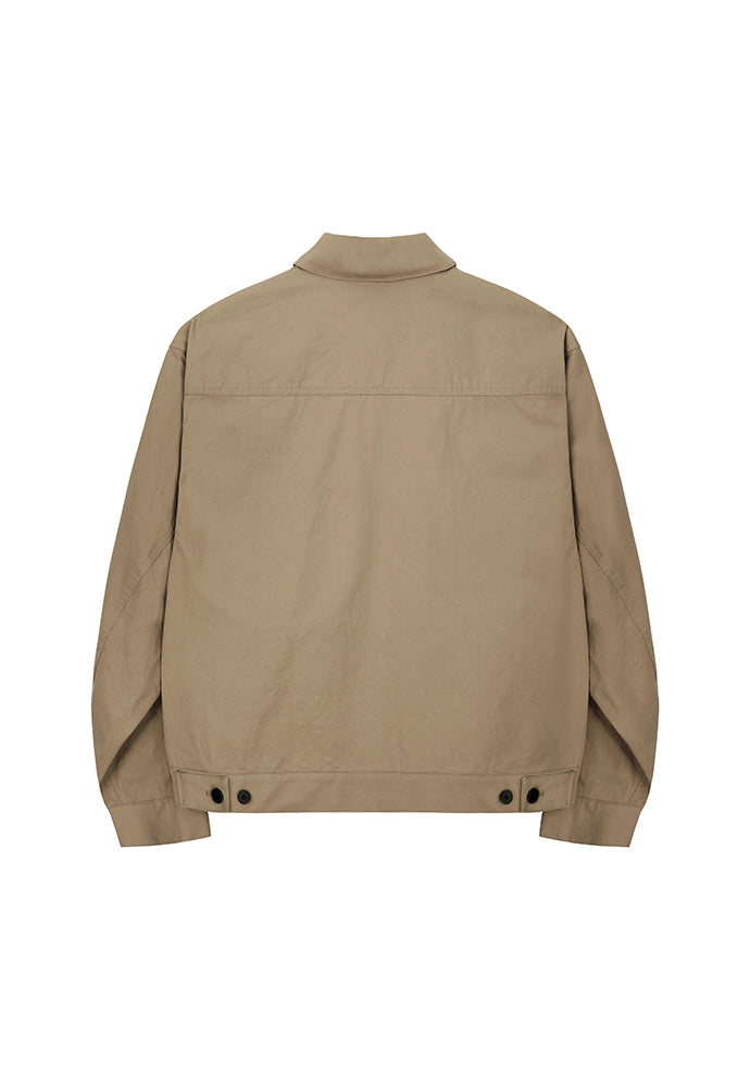 Art if acts - Cotton Trucker Jacket (Beige) product image 7 | TRAB K-Fashion Australia