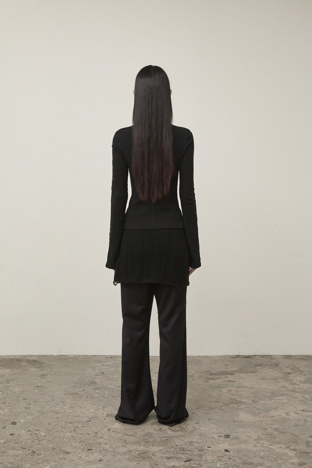 Matin Kim - Snap Detail Slim Top (Black) product image 8 | TRAB K-Fashion Australia