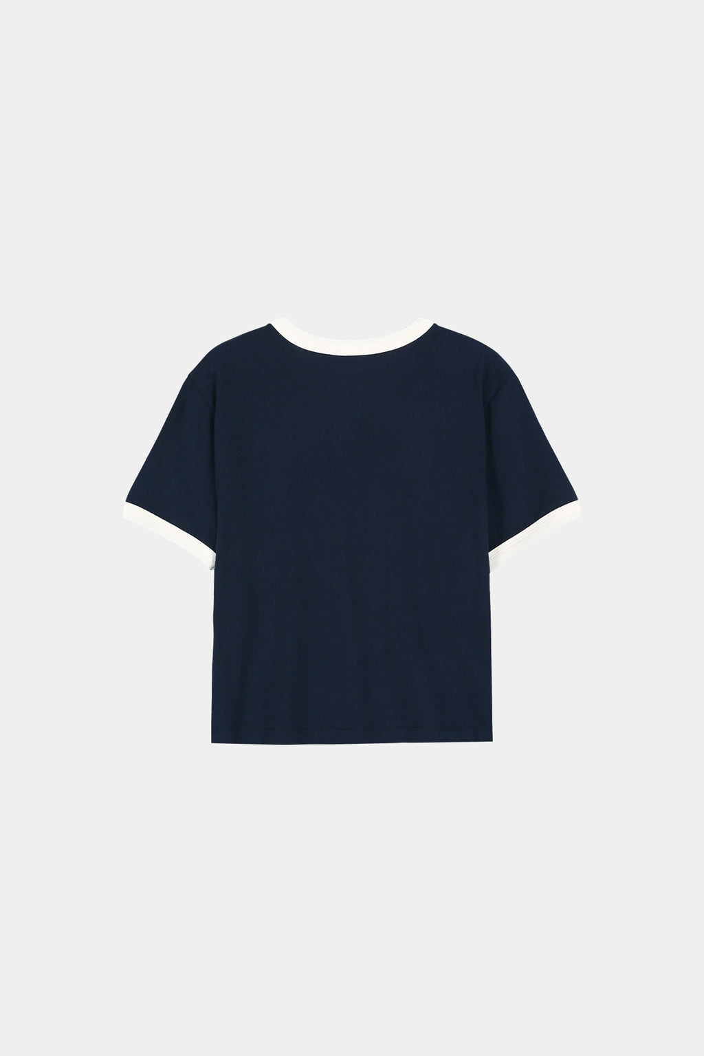 Andersson Bell - (essential) Adsb Flocking Baby Ringer T-Shirt (Navy) product image 7 | TRAB K-Fashion Australia