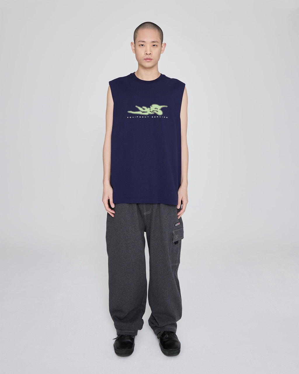 yeseyesee - Y.E.S Title Sleeveless (Light Navy) product image 7 | TRAB K-Fashion Australia