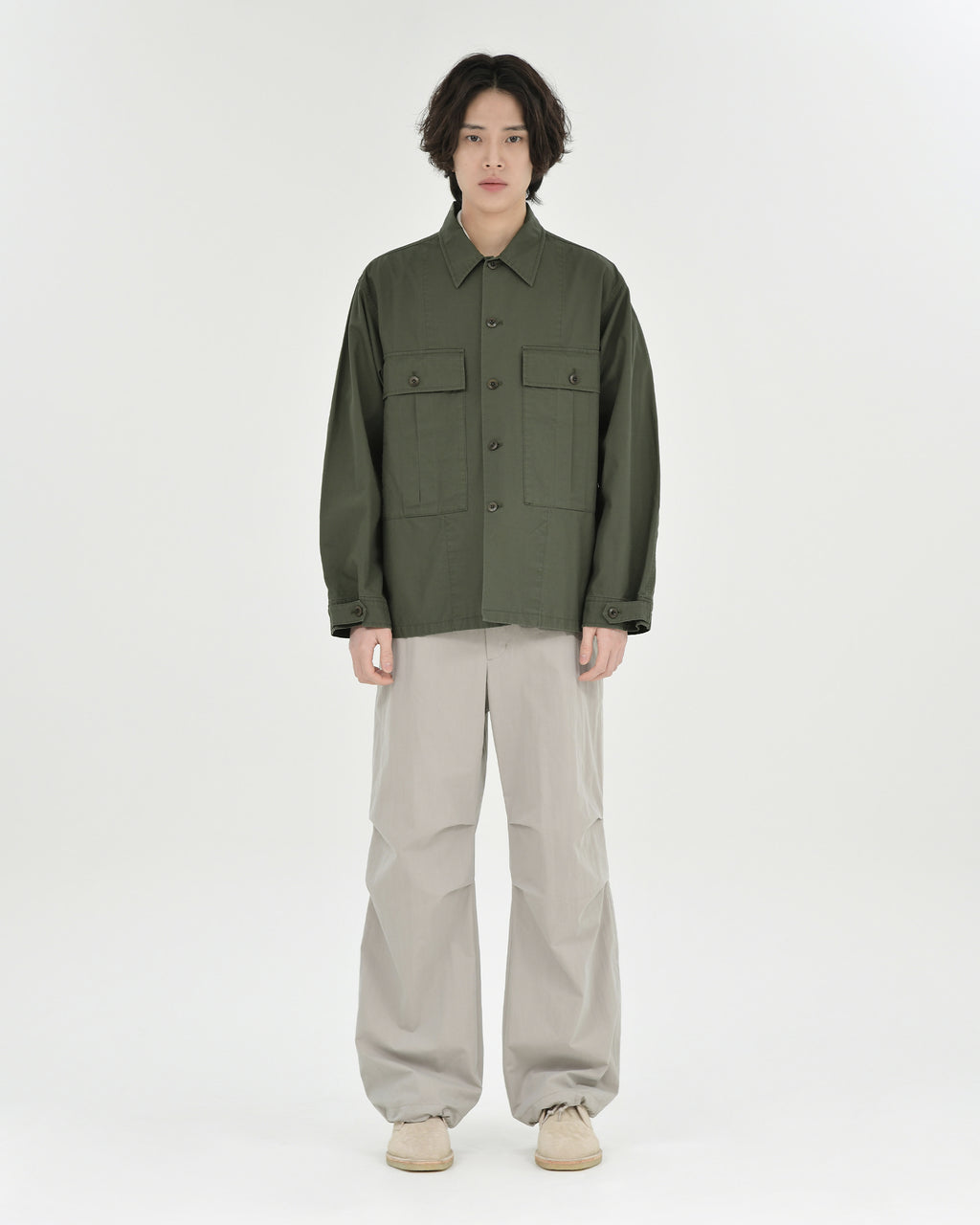 Brownyard - Military Shirt Jacket (Olive) product image 4 | TRAB K-Fashion Australia