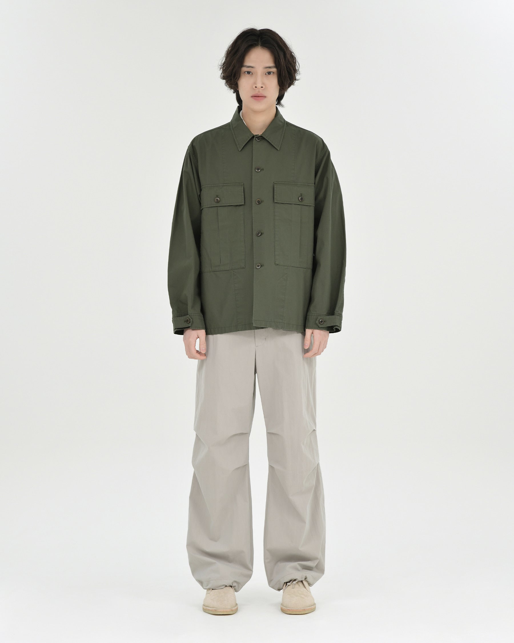 Brownyard - Military Shirt Jacket (Olive) product image 4 | TRAB K-Fashion Australia