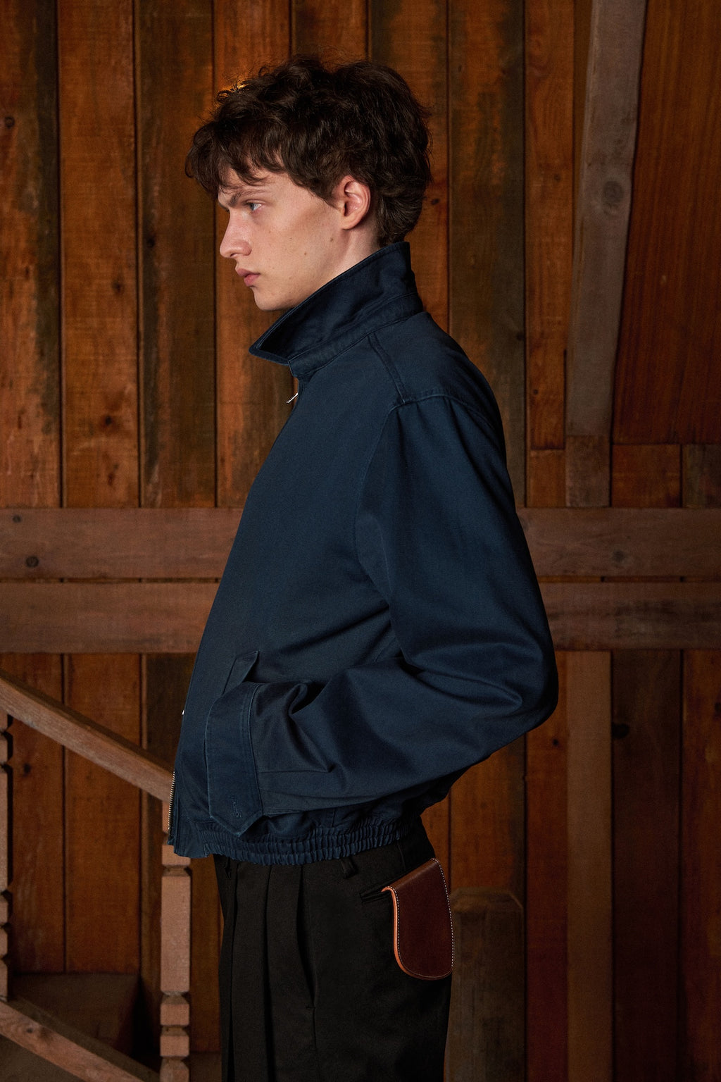 STU - Curved Cuff Jacket (Navy) product image 9 | TRAB K-Fashion Australia