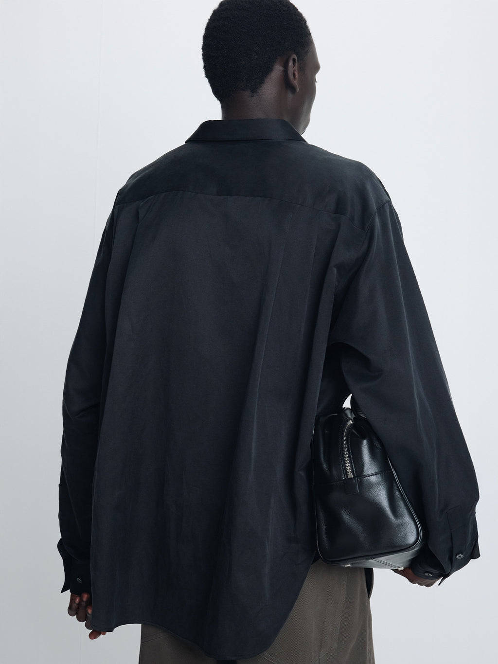 Tonywack - Silk Cotton Essential Shirt (Black) product image 8 | TRAB K-Fashion Australia