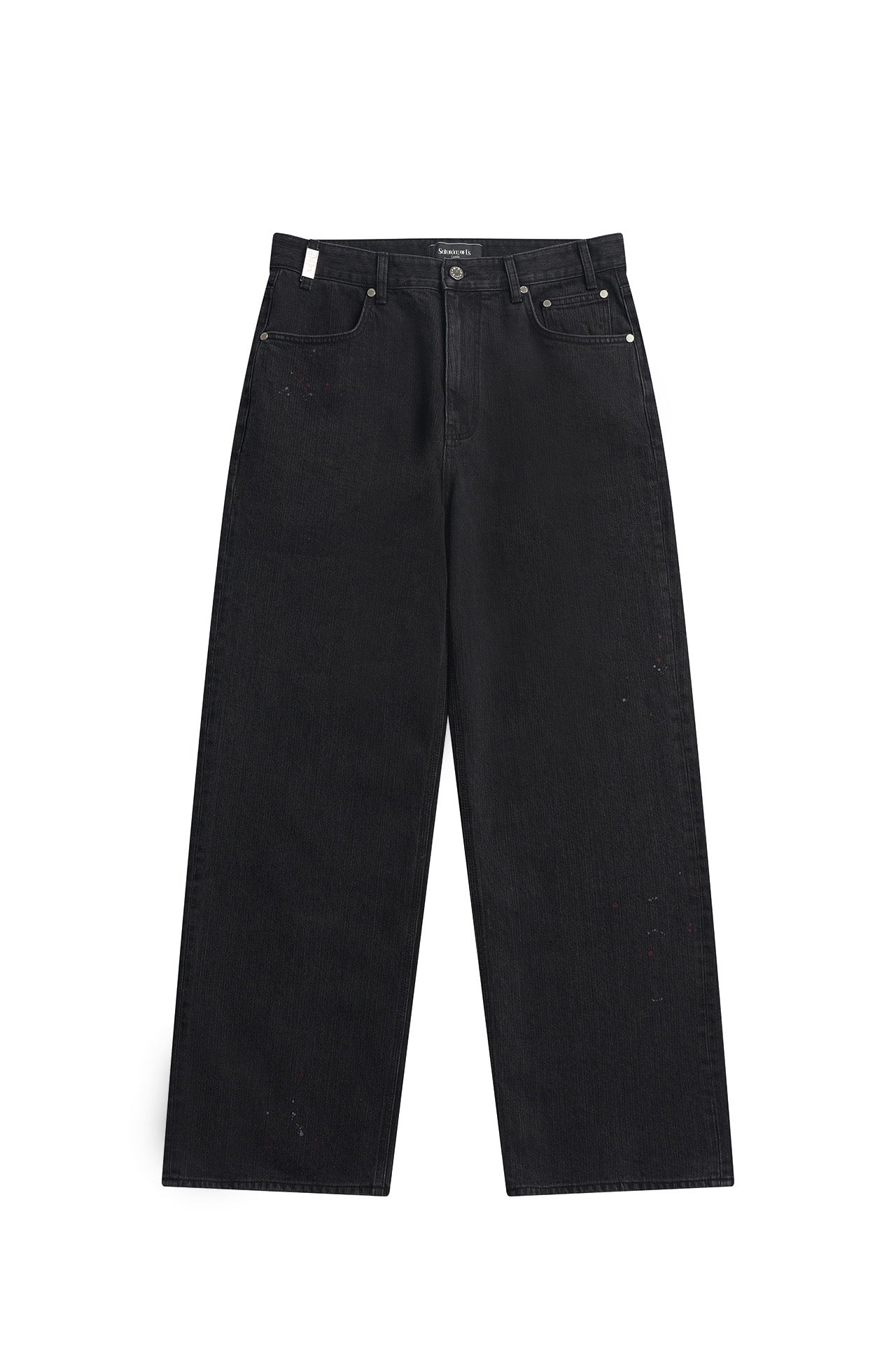 STU - Straight Paint Denim Pants (Grey) product image 16 | TRAB K-Fashion Australia