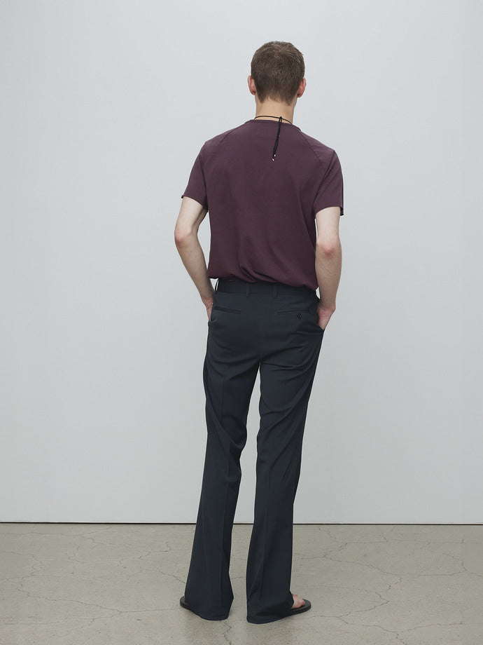 Tonywack - Raw Edge Washed T-Shirt (Burgundy) product image 2 | TRAB K-Fashion Australia