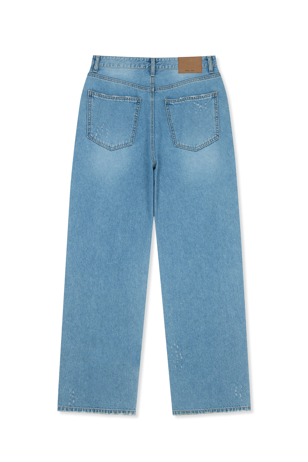 Matin Kim - Distressed Denim Pants (Blue) product image 3 | TRAB K-Fashion Australia