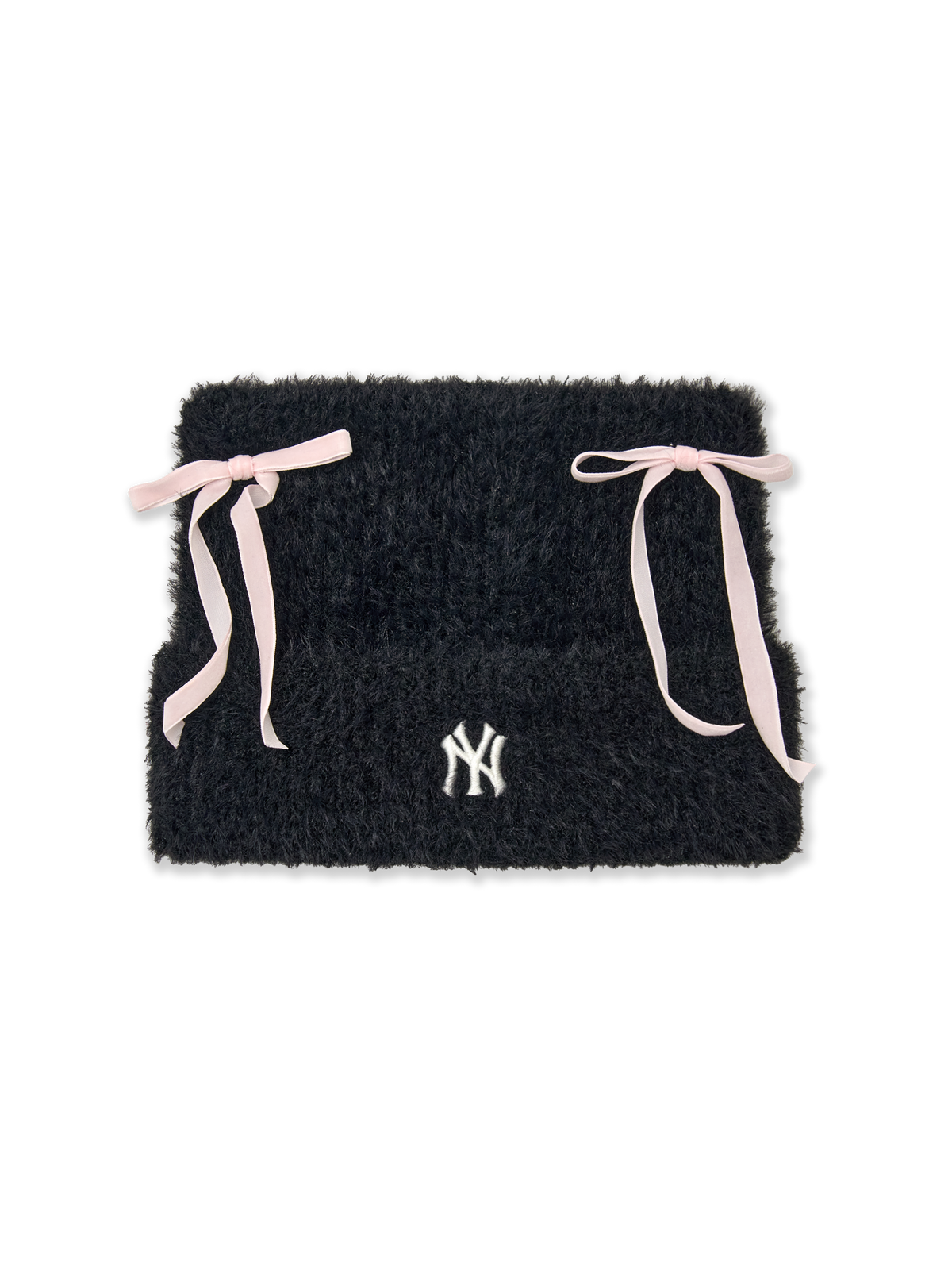 MLB Korea - MLB Ribbon Meow Beanie New York Yankees (Black) product image 2 | TRAB K-Fashion Australia
